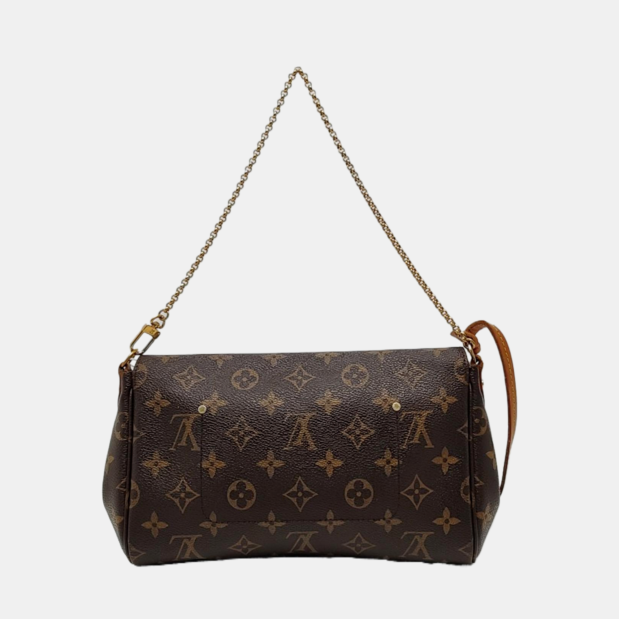 FAVORITE MM Monogram Coated Canvas Brown