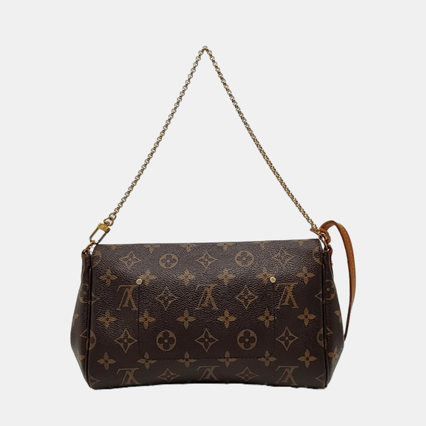 FAVORITE MM Monogram Coated Canvas Brown