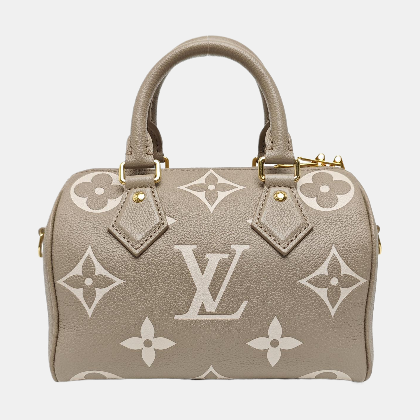 SPEEDY 20 Monogram Calfskin Gray