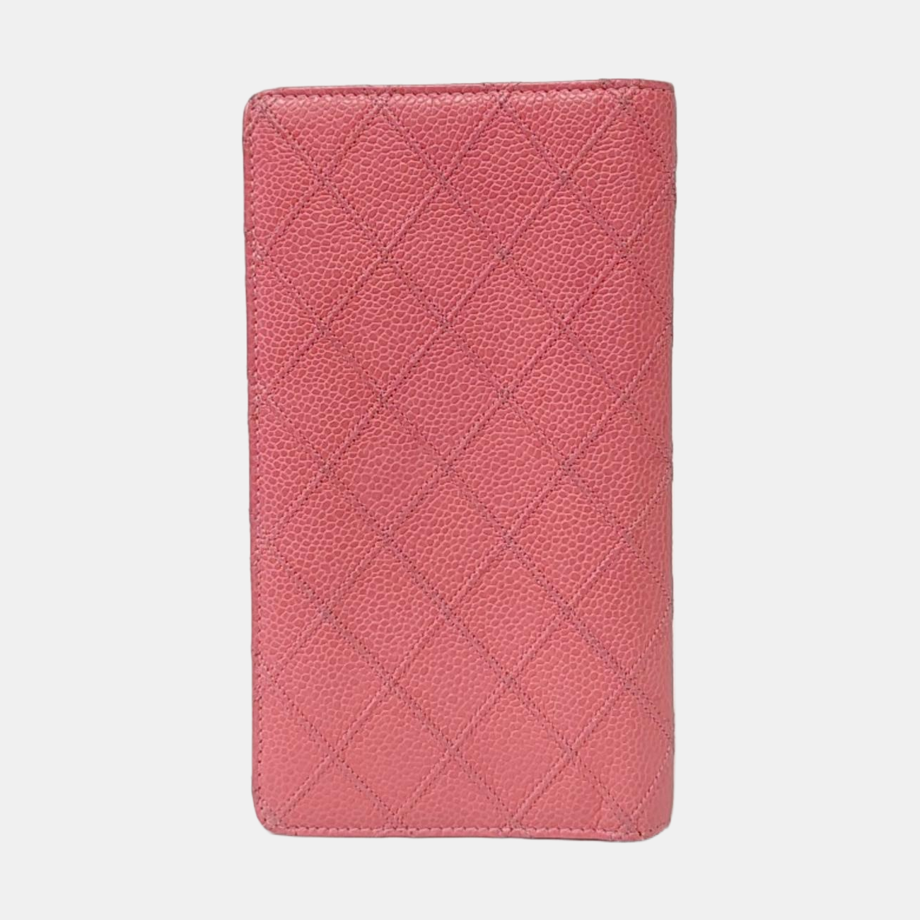 Quilted Calfskin Wallet Pink
