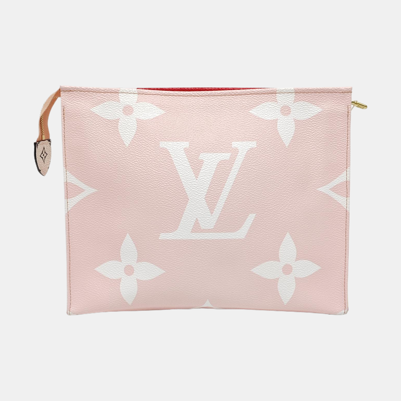 TOILET POCKET 26 Monogram Coated Canvas Red
