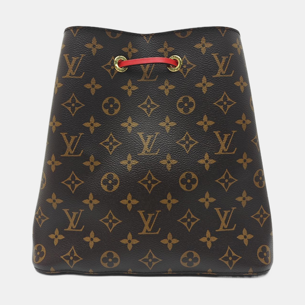 NÉONOÉ MM Monogram Coated Canvas Brown