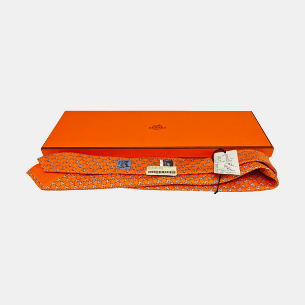 Mulberry Silk Tie Orange