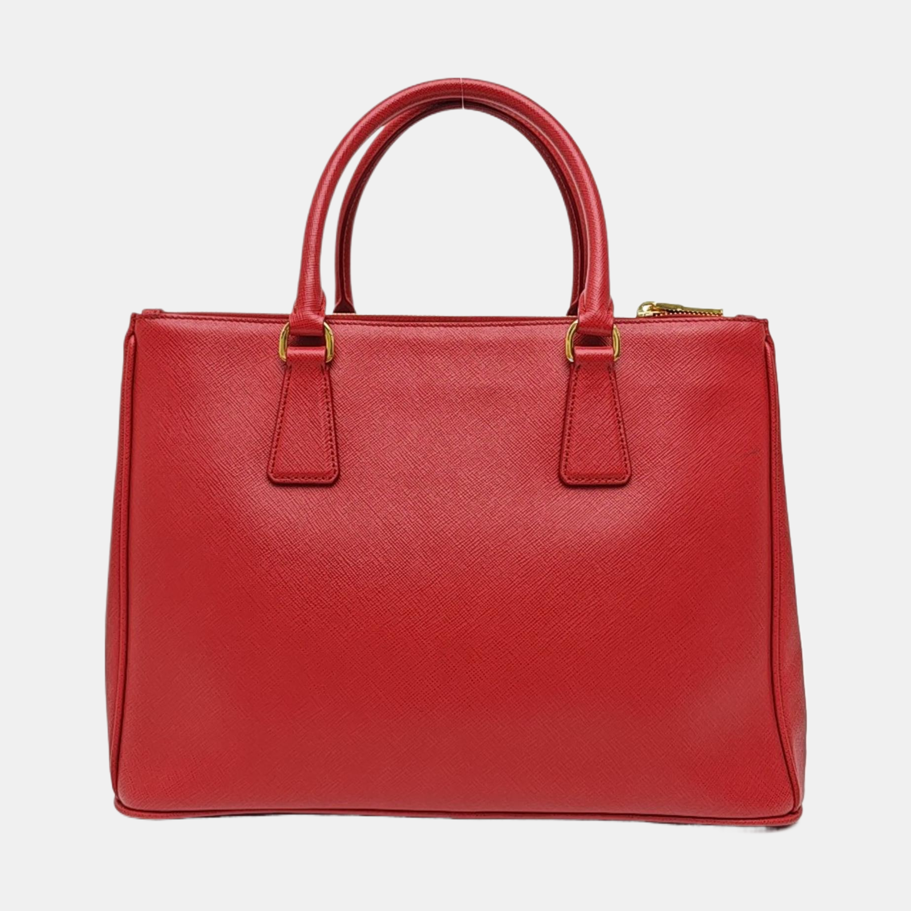 Galleria Large Saffiano Calfskin Red