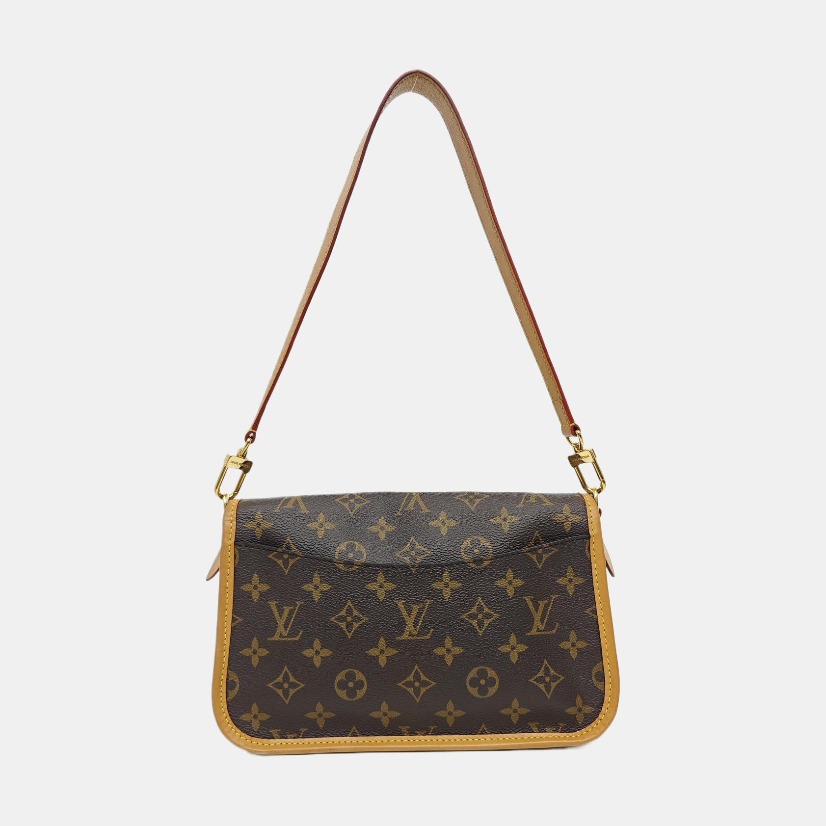 DIANE Monogram Coated Canvas Brown