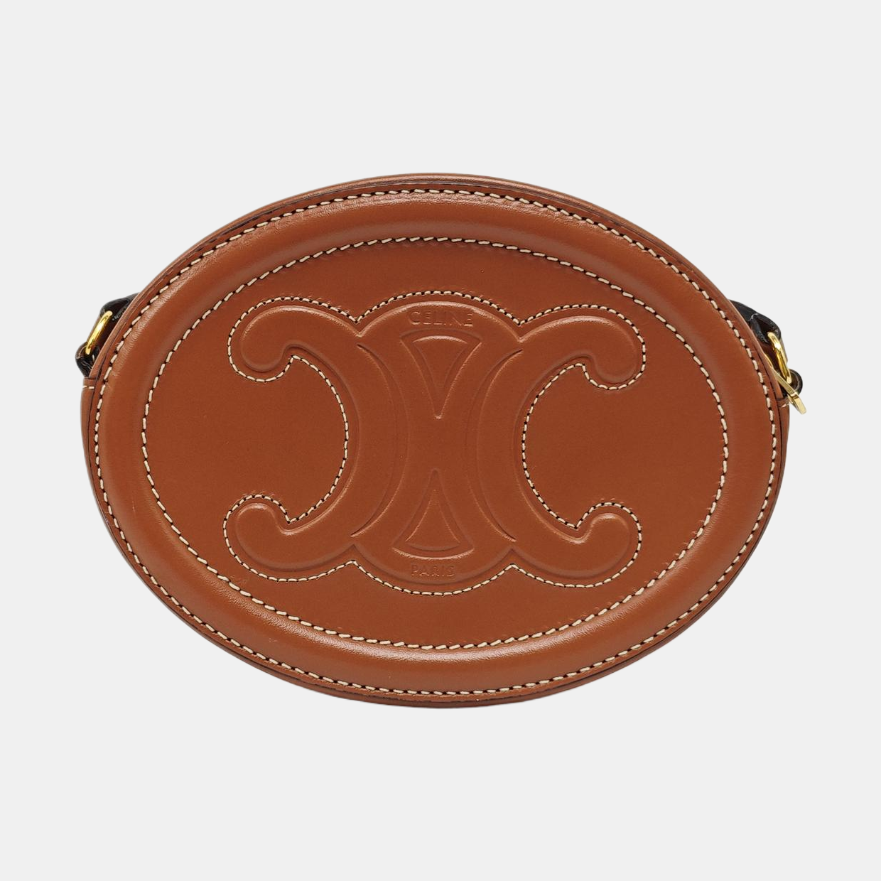 TRIOMPHE Small Calfskin Brown