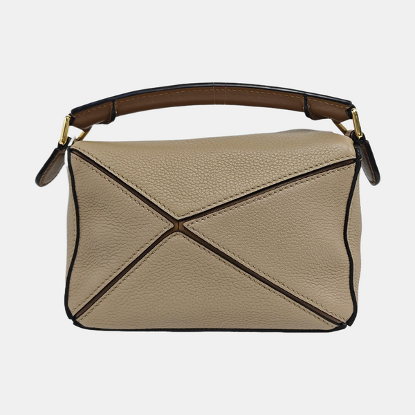 Puzzle Mini Calfskin Gray