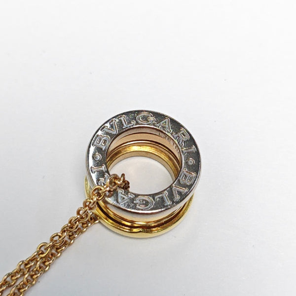 B.ZERO1 18k White Gold Rose Gold Necklace
