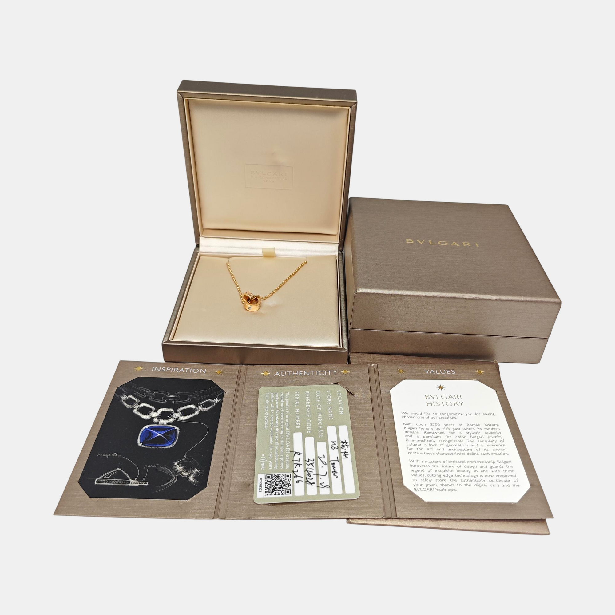 BVLGARI BVLGARI 18k Rose Gold Necklace