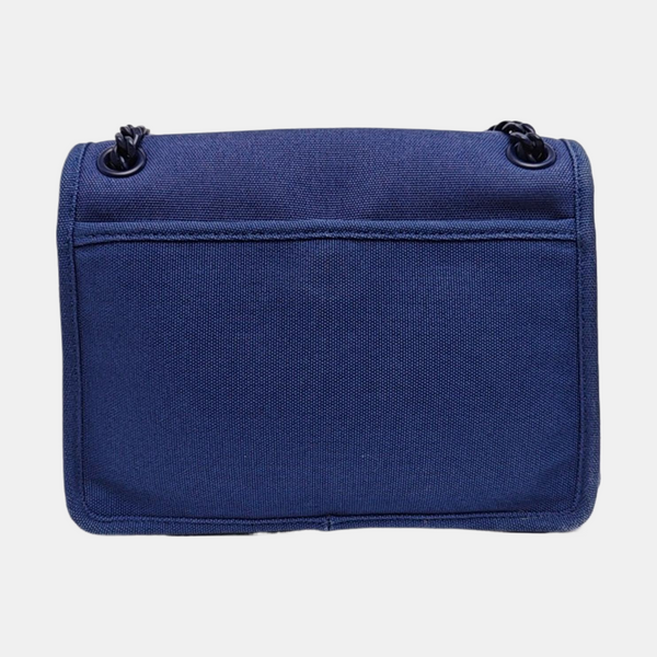 Canvas Crossbody Bag Blue