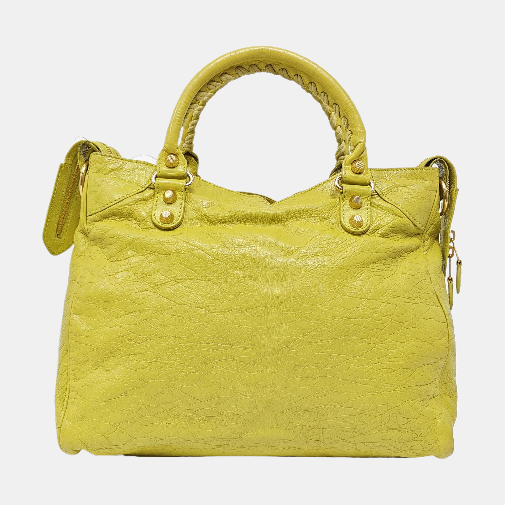 Authenticated pre-owned  Classic City Lambskin Green - Tote Bag at Looply