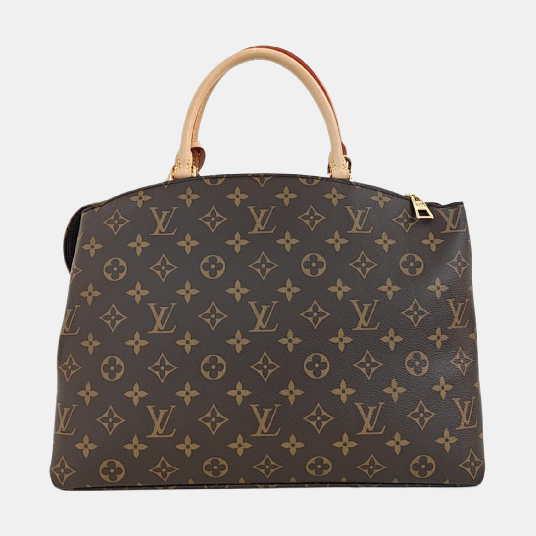 PALAIS GM Monogram Coated Canvas Brown