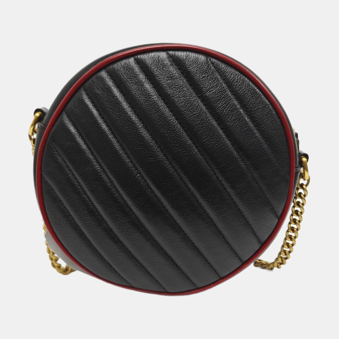 GG Marmont Mini Quilted Calfskin Black