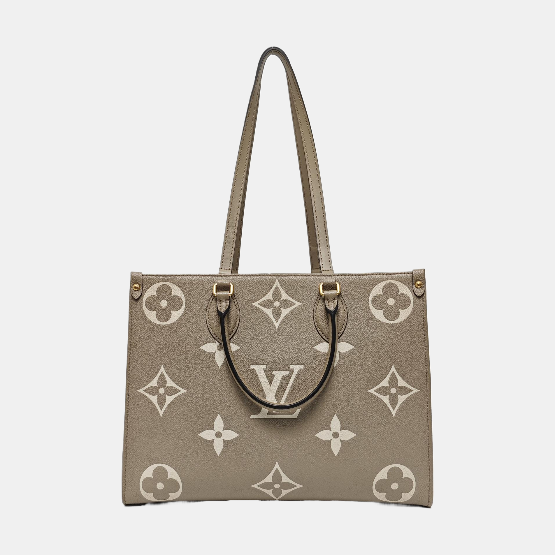 ONTHEGO MM Monogram Calfskin Gray