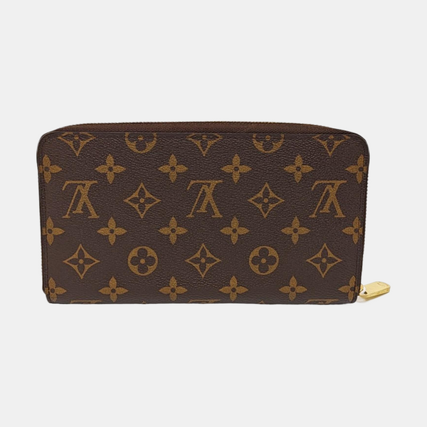 ZIPPY Monogram Coated Canvas Brown Wallet