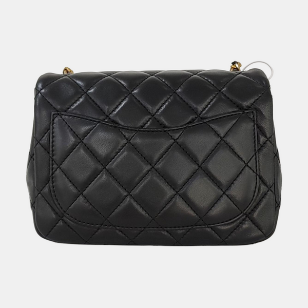 CLASSIC FLAP Mini Quilted Lambskin Black