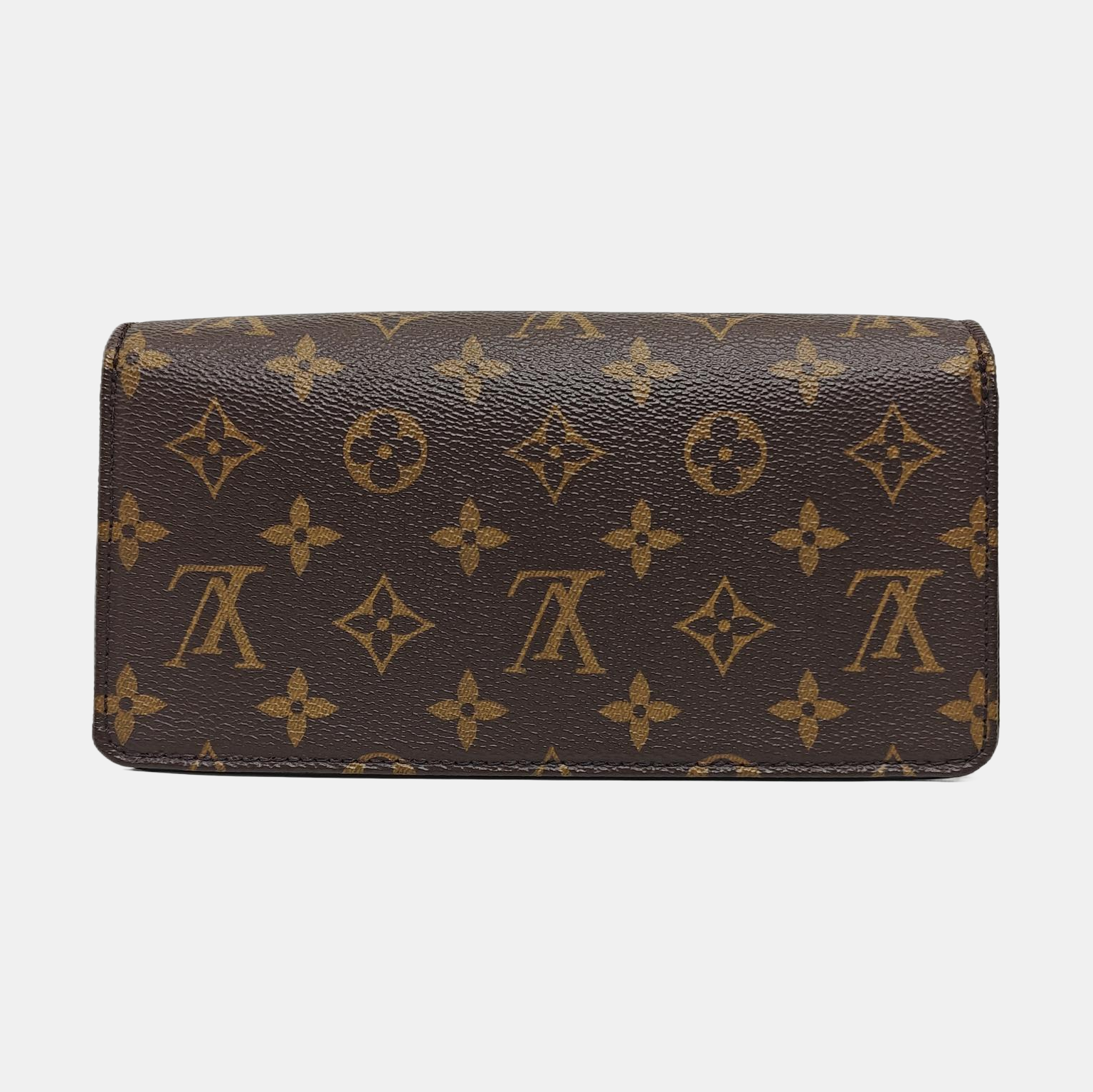 Lily Monogram Coated Canvas Brown