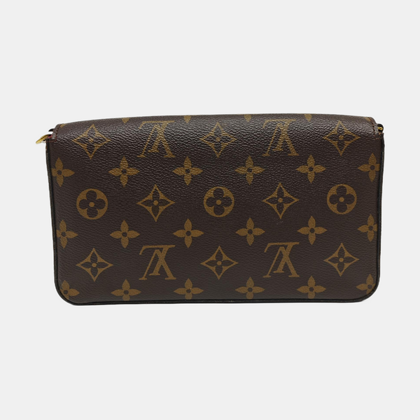 FÉLICIE Monogram Coated Canvas Brown
