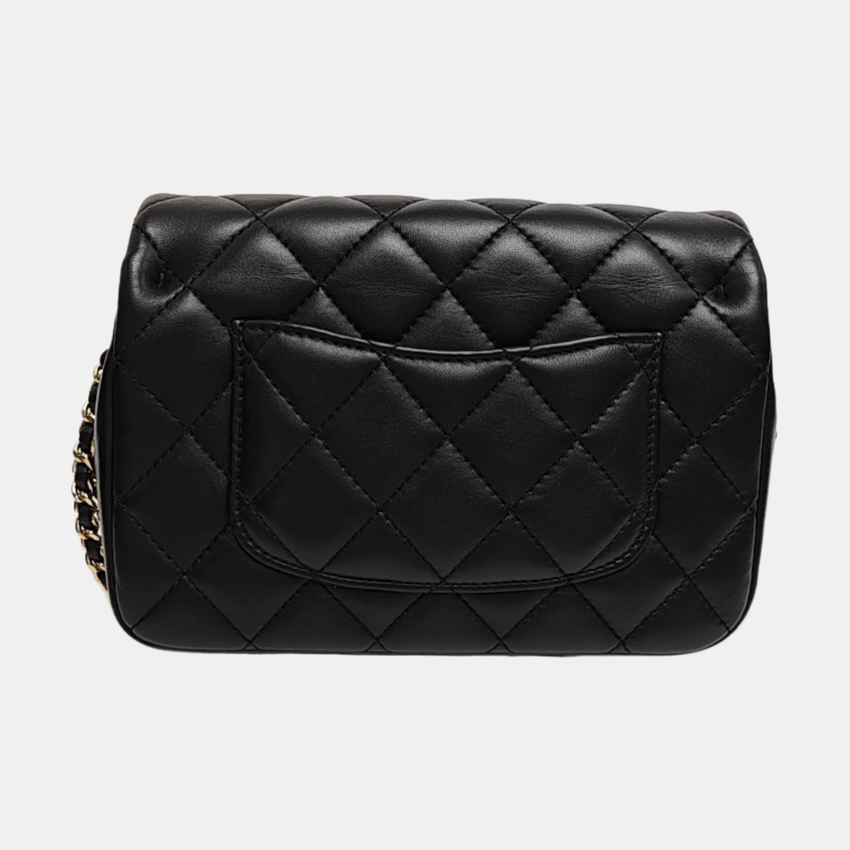 CLASSIC FLAP Mini Quilted Lambskin Black
