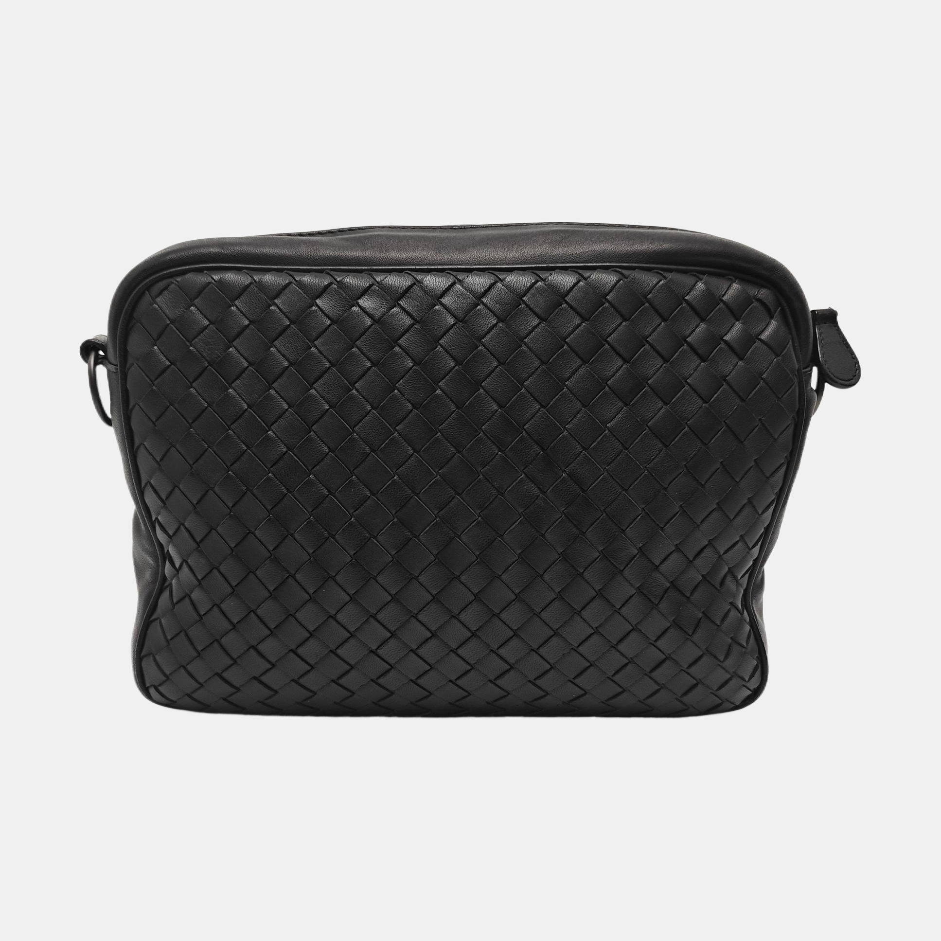Lambskin Shoulder Bag Black