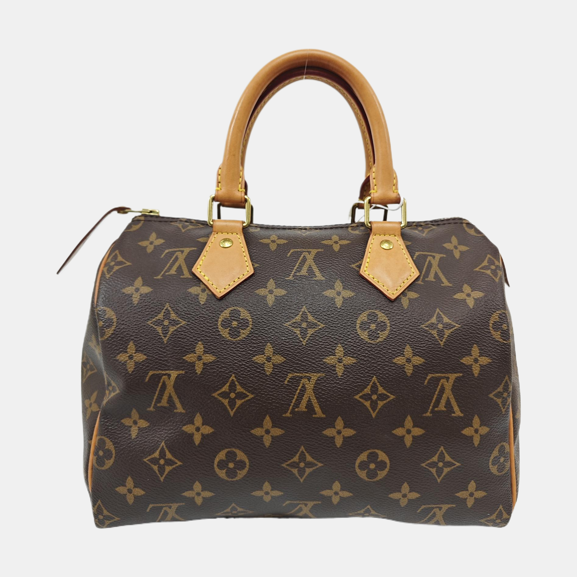 SPEEDY 25 Monogram Coated Canvas Brown