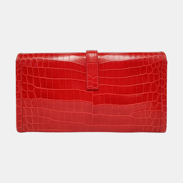 Jige 29 Shiny Porosus Crocodile Red