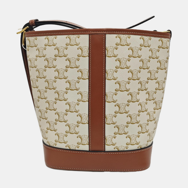 TRIOMPHE CANVAS Small Coated Canvas Beige