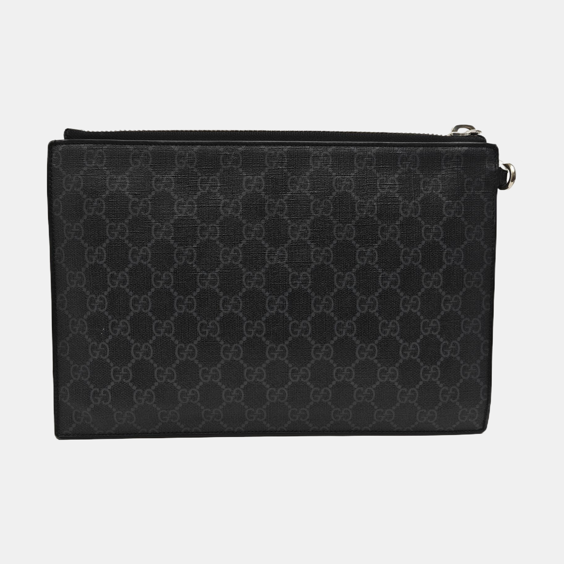 Courrier Monogram Coated Canvas Black