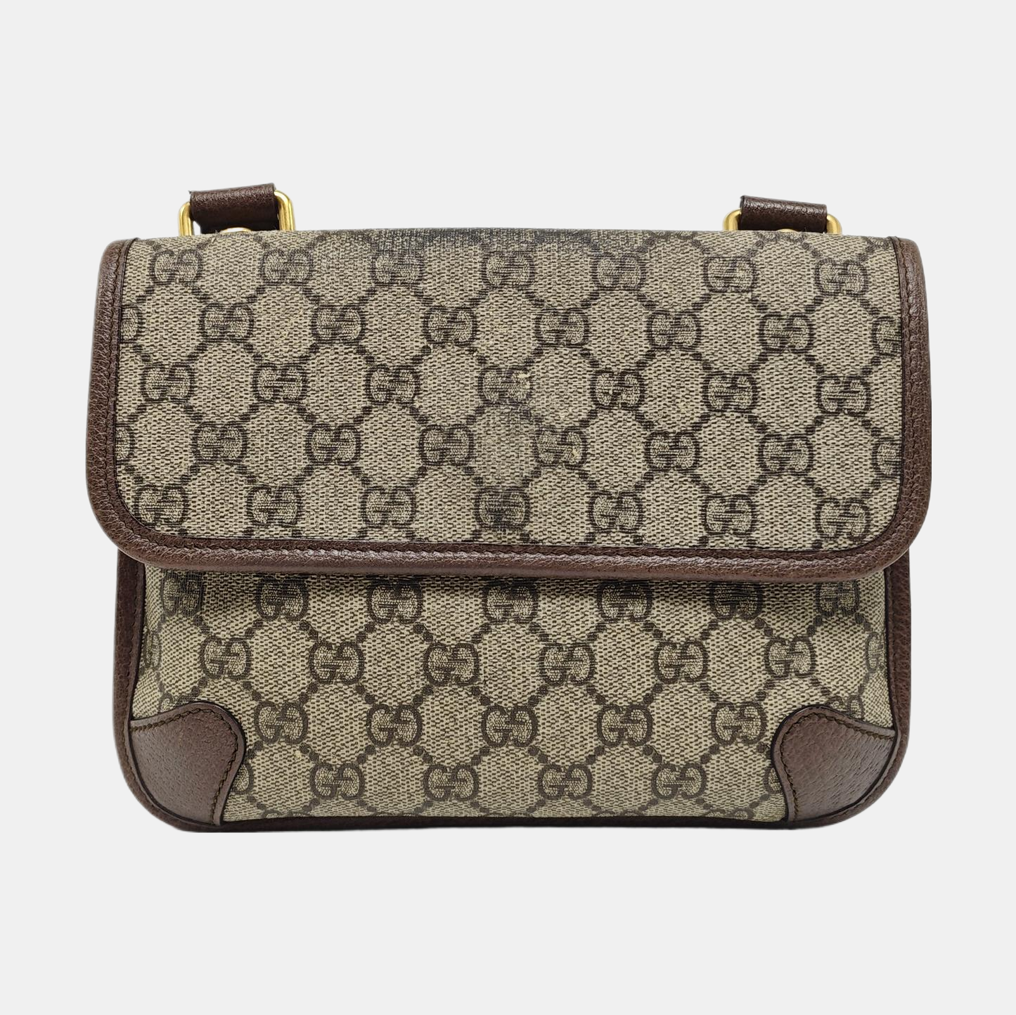 Neo Vintage Small Monogram Coated Canvas Beige