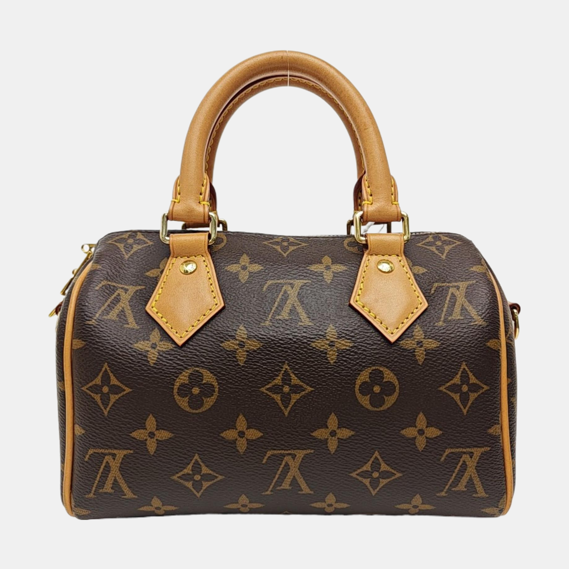 SPEEDY 20 Monogram Coated Canvas Brown