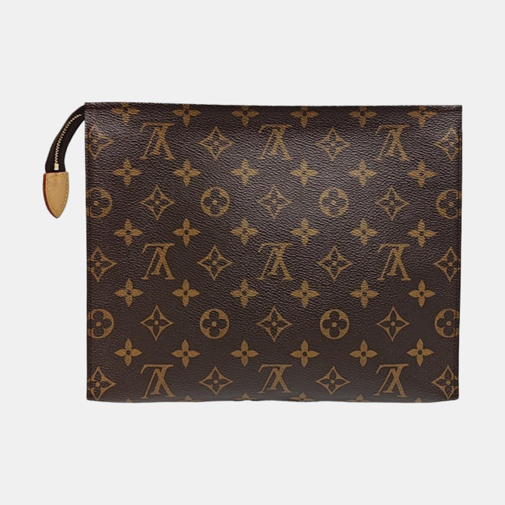 TOILET POCKET 26 Monogram Coated Canvas Brown