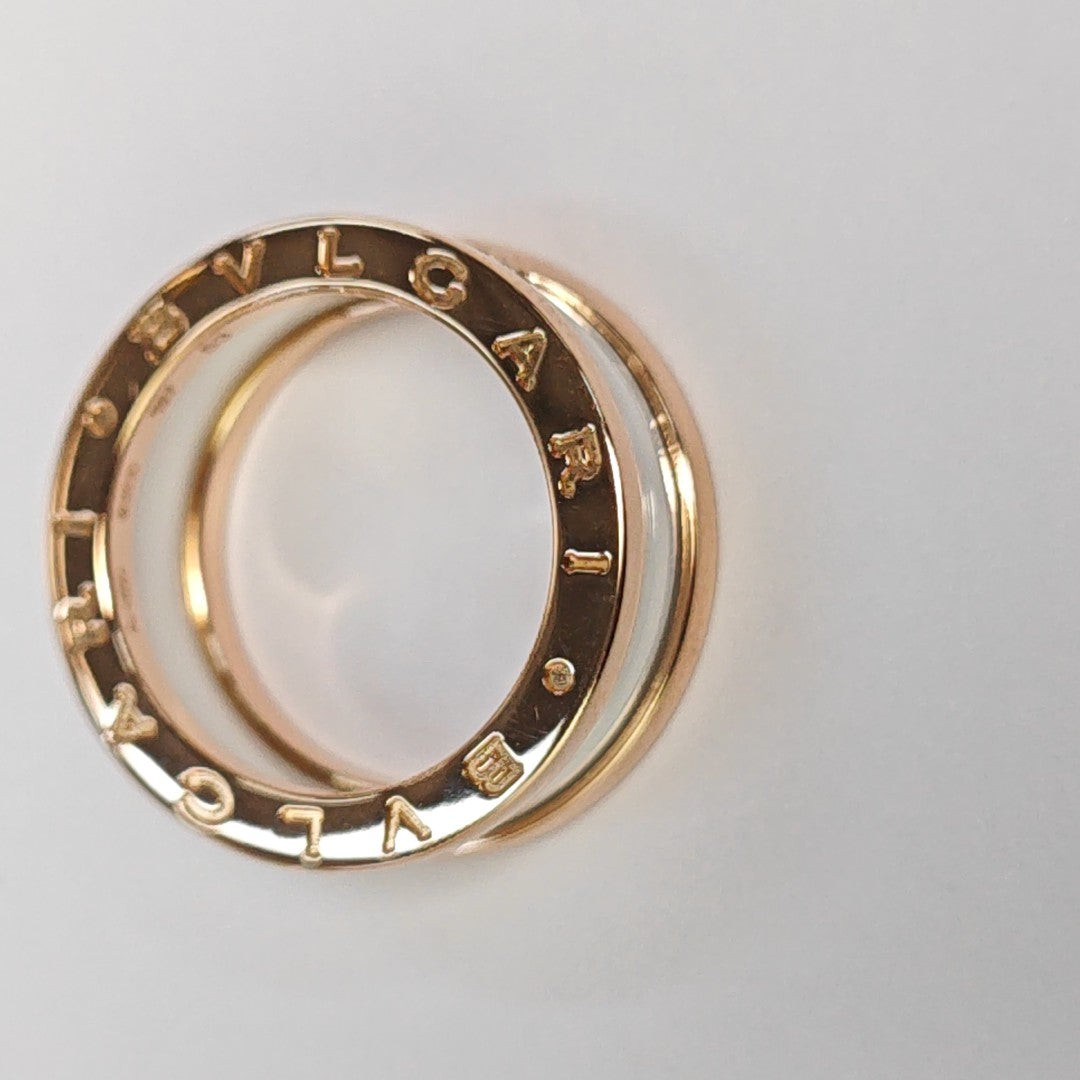 B.ZERO1 18k Rose Gold Ring EU 53