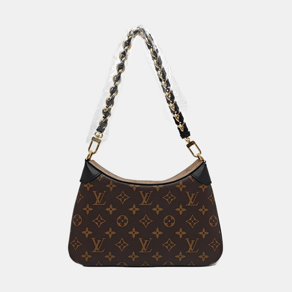 TWINNY Monogram Coated Canvas Brown