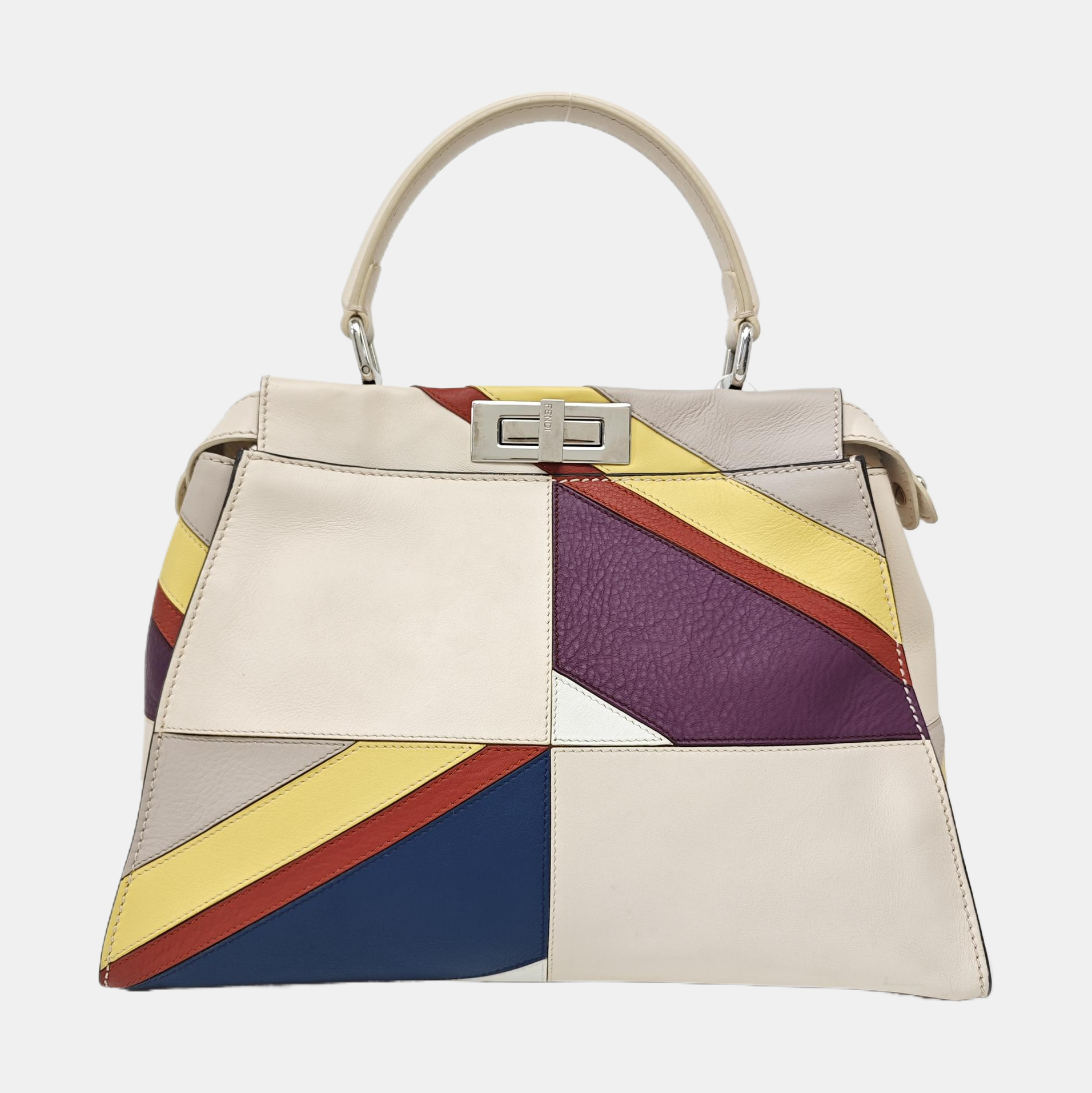 Peekaboo Medium Quilted Calfskin Multicolor
