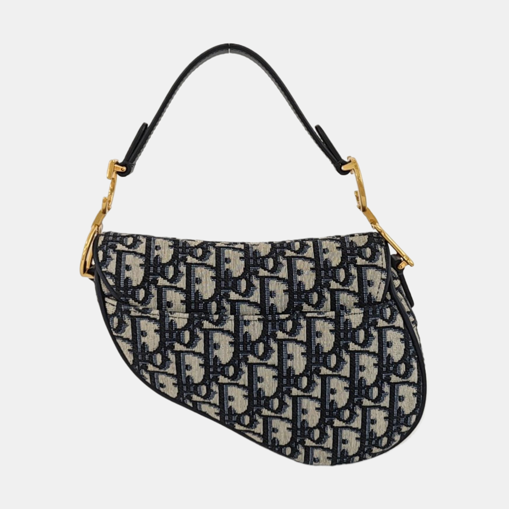 Saddle Mini Oblique Canvas Blue