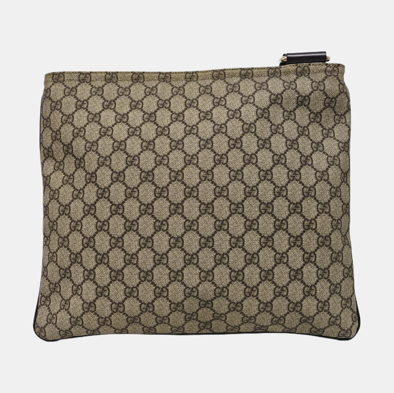 Monogram Coated Canvas Crossbody Bag Black
