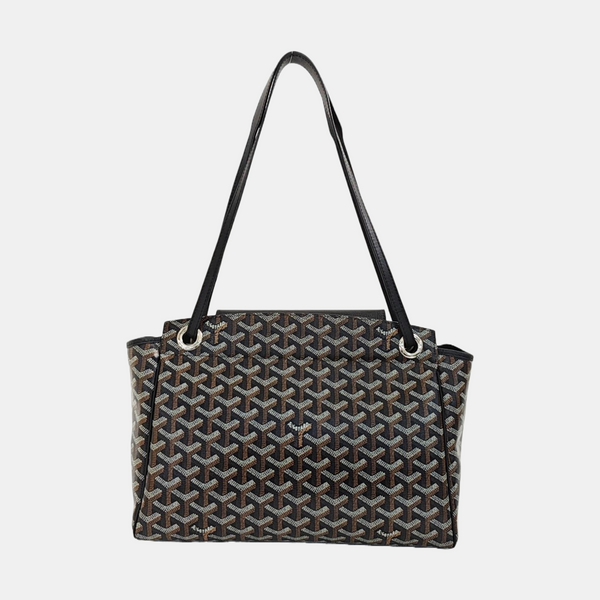 Coated Canvas Tote Bag PM Black
