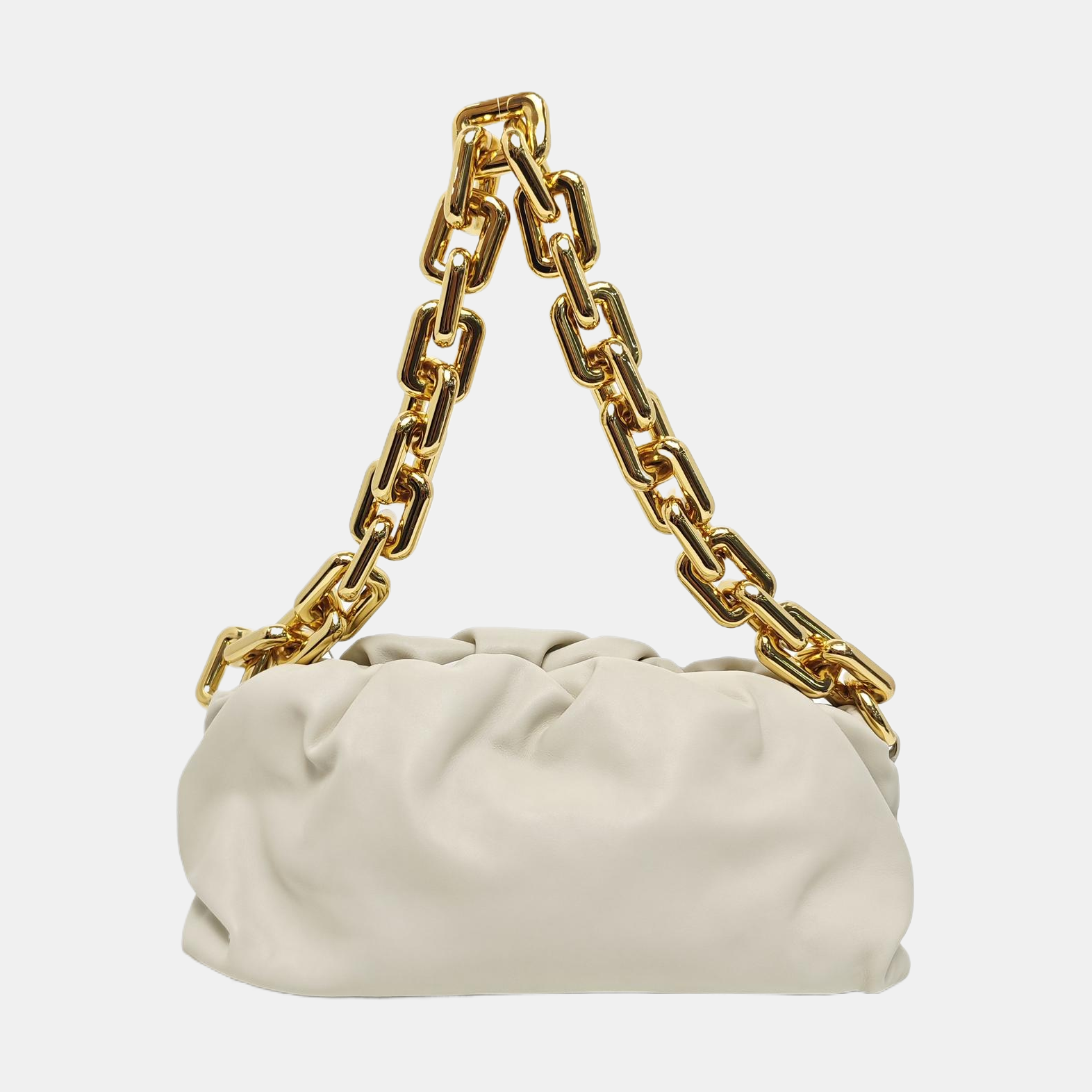 The Pouch Mini Calfskin White