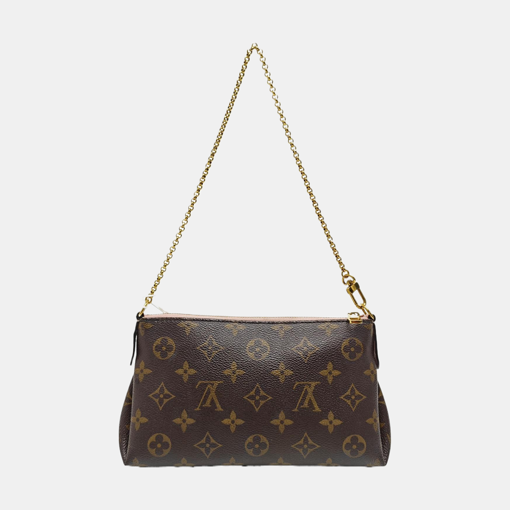 PALLAS BB Monogram Coated Canvas Brown