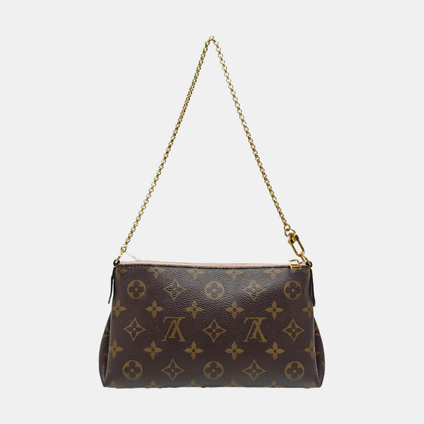PALLAS BB Monogram Coated Canvas Brown