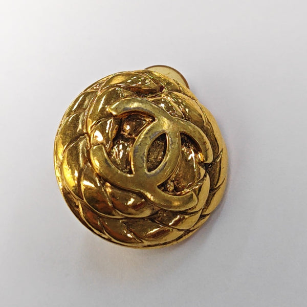 Metal Gold Clip On Earrings