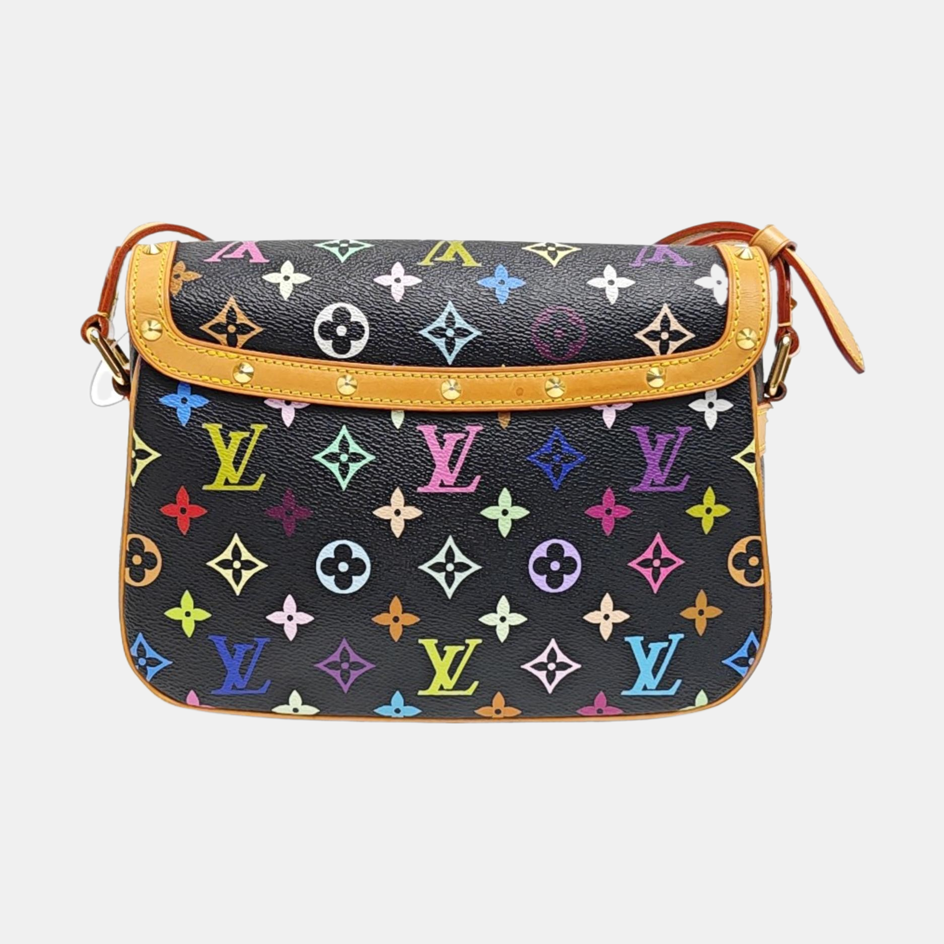 LV × TM SOLOGNE Monogram Coated Canvas Black