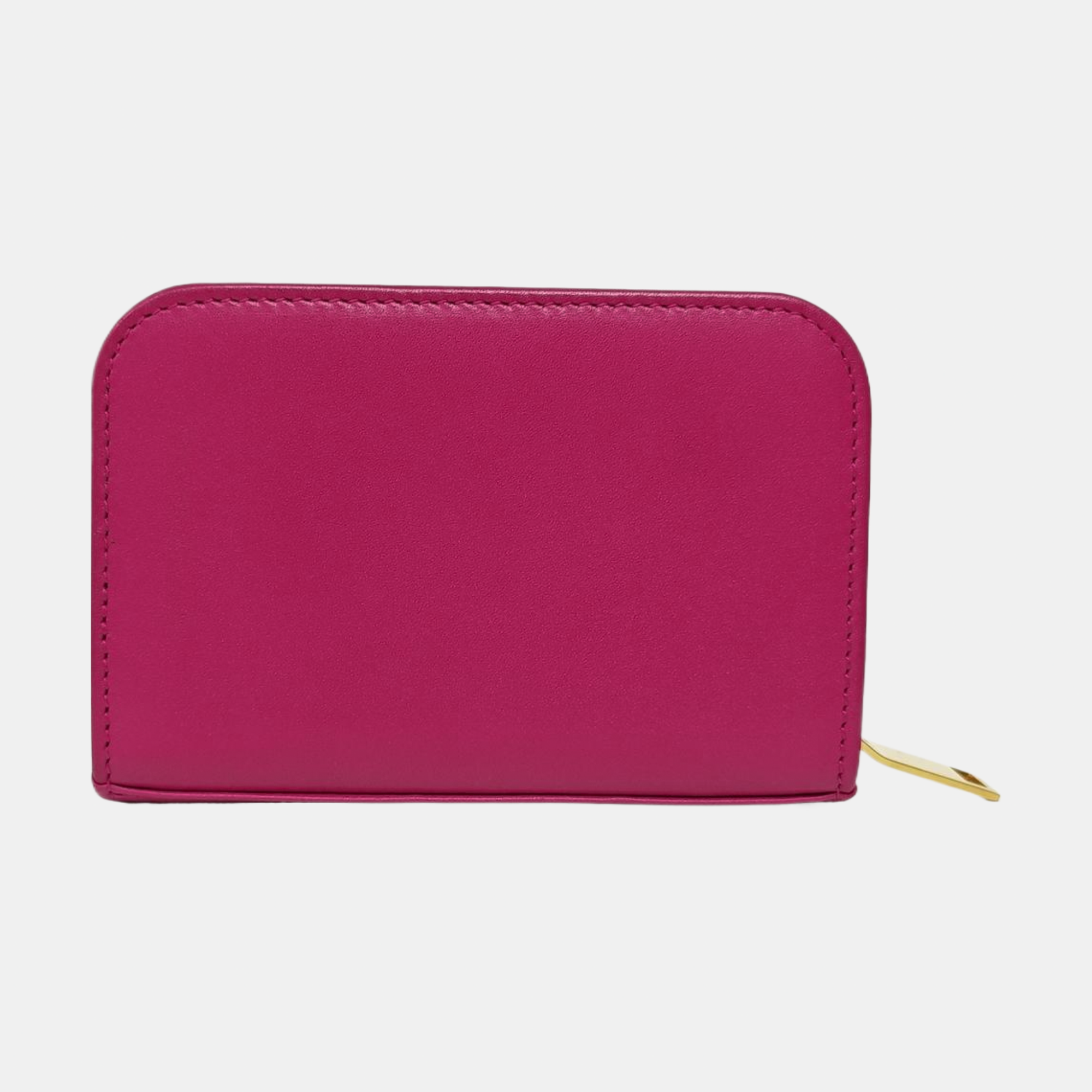 Leather Card Holder Red
