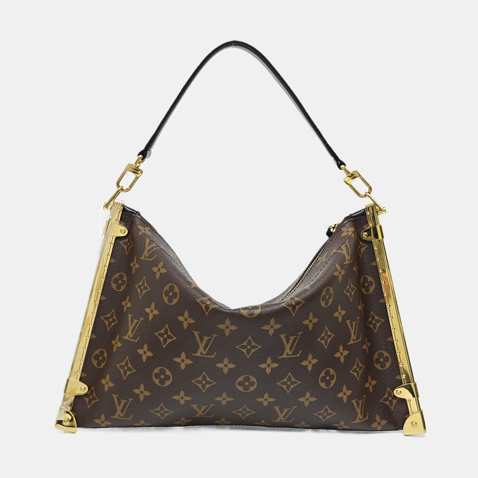 Lucky Trunk Monogram Coated Canvas Brown