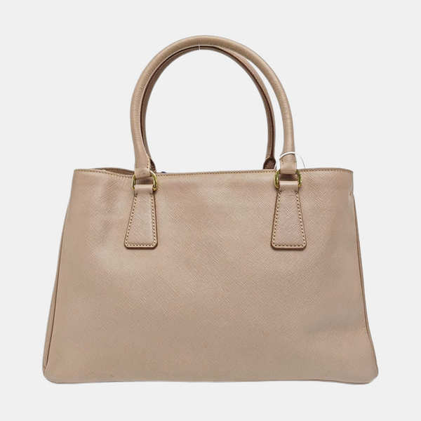 Galleria Medium Saffiano Calfskin Beige