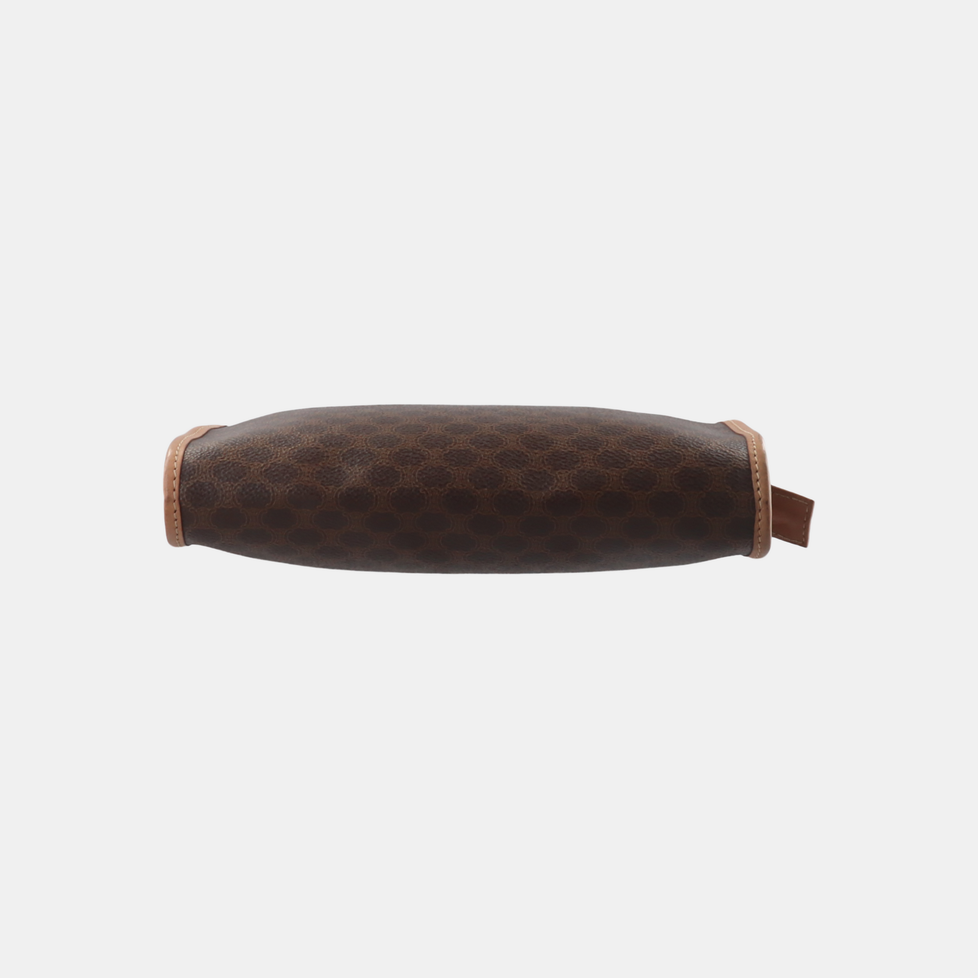 MACADAM CLUTCHE Coated Canvas Brown