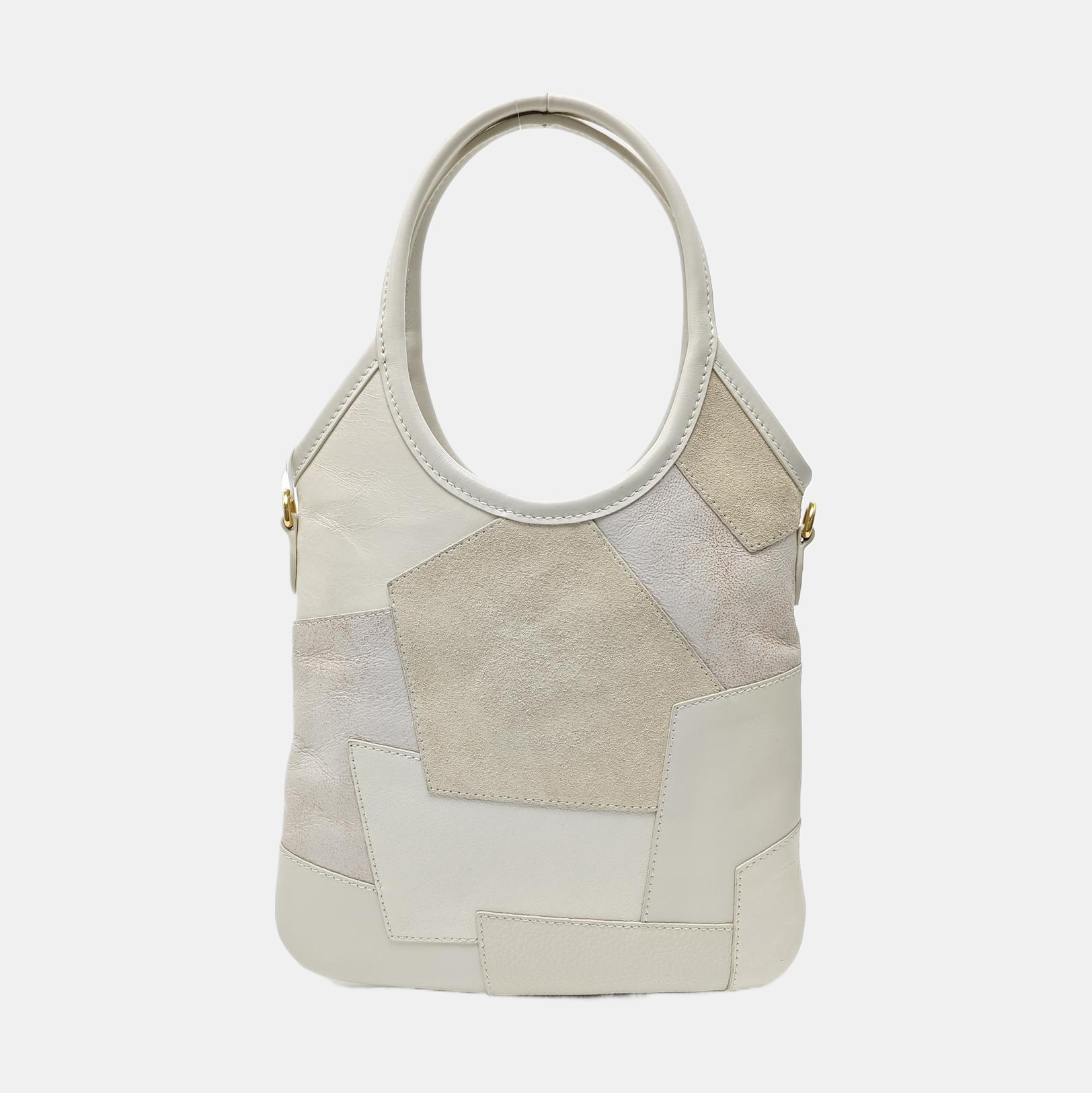 IVY Quilted Suede White