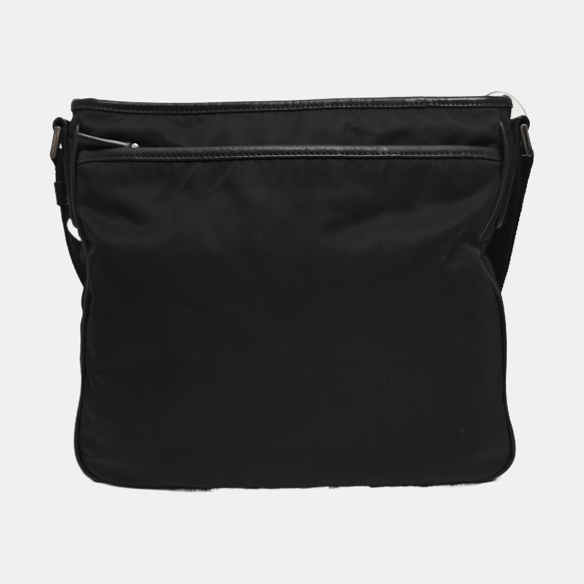 Nylon Crossbody Bag Nylon Black