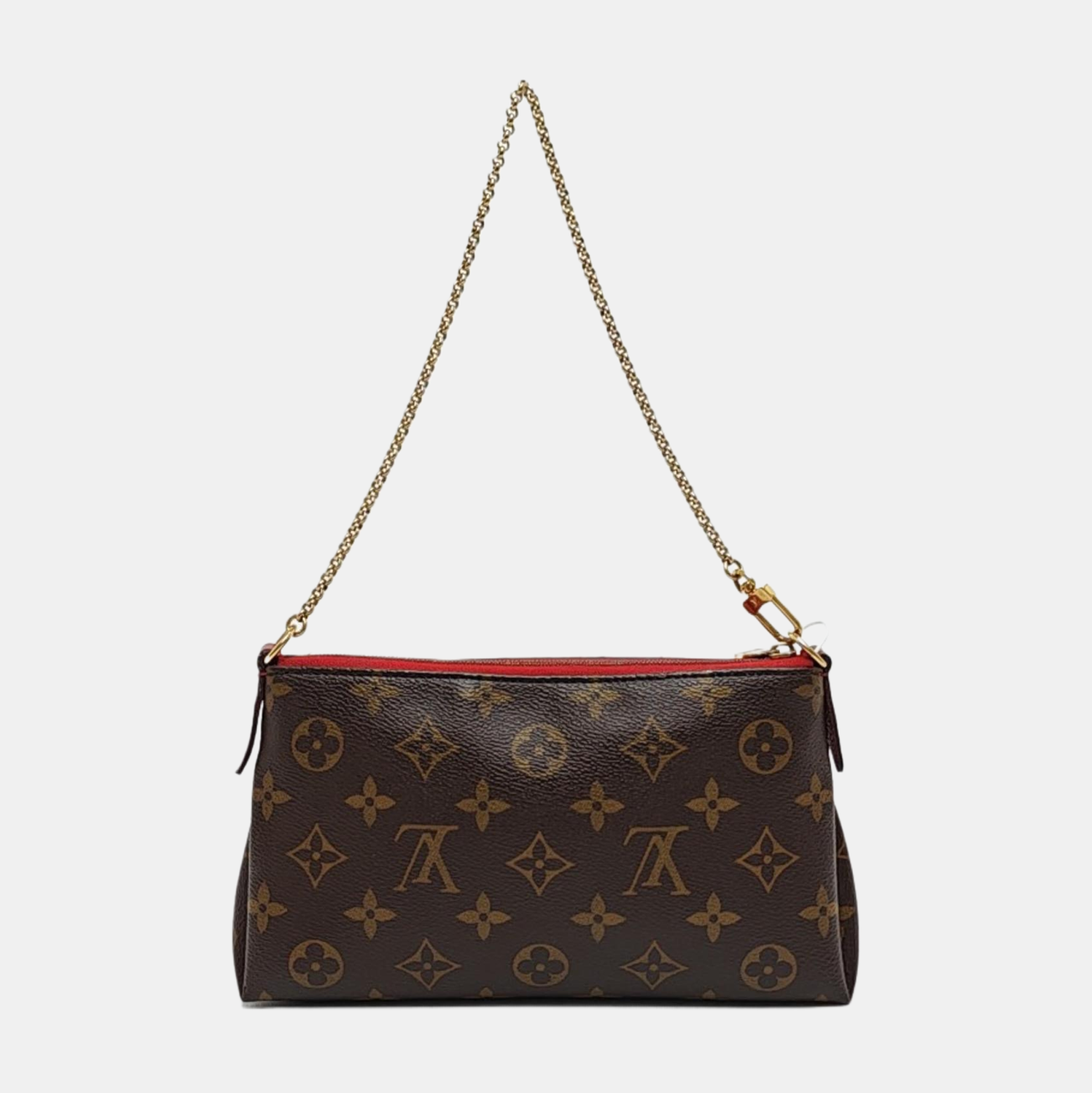 PALLAS Monogram Coated Canvas Brown