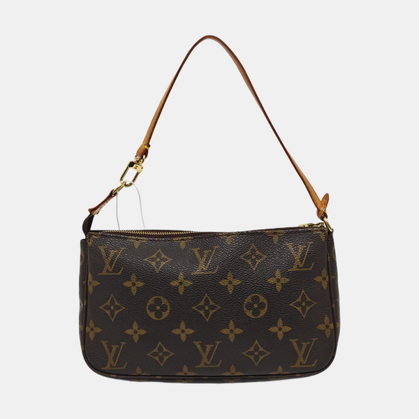 ACCESSOIRES Monogram Coated Canvas Brown